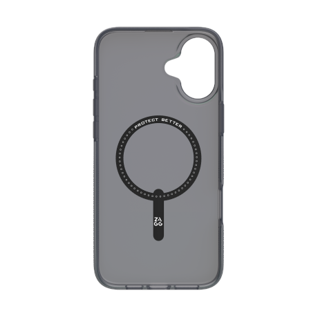 „ZAGG Milan“ užsegamas dėklas su „MagSafe“ technologija, skirtas „iPhone 16 Plus“ – žalias / violetinis