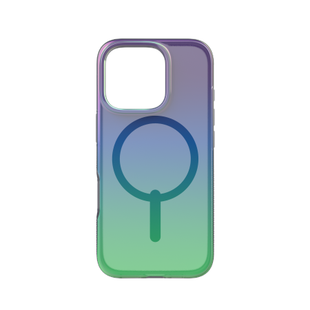 „ZAGG Milan“ užsegamas dėklas su „MagSafe“ technologija, skirtas „iPhone 16 Pro“ – žalias / violetinis