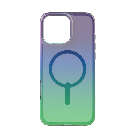 „ZAGG Milan“ užsegamas dėklas su „MagSafe“ technologija, skirtas „iPhone 16 Pro Max“ – žalias / violetinis