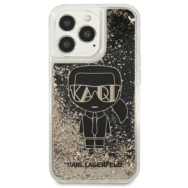 Karl Lagerfeld Liquid Glitter Gatsby Case for iPhone 13 Pro / iPhone 13 - Black