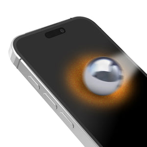 SBS Tempered Glass D3O with frame for iPhone 15