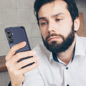 Thunder Case for Samsung Galaxy S25+ Silicone Armored Cover - Blue