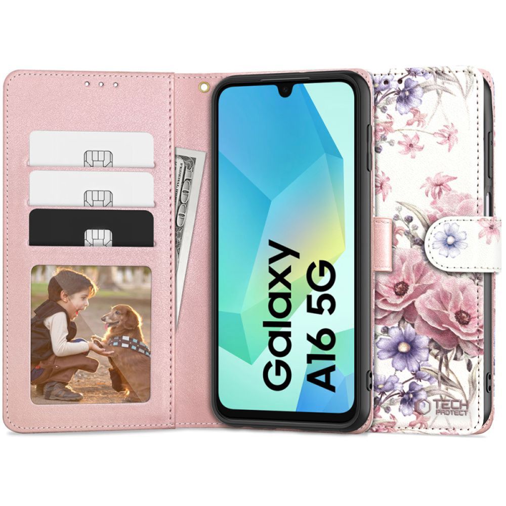 Tech-Protect Wallet Case for Samsung Galaxy A16 4G / 5G