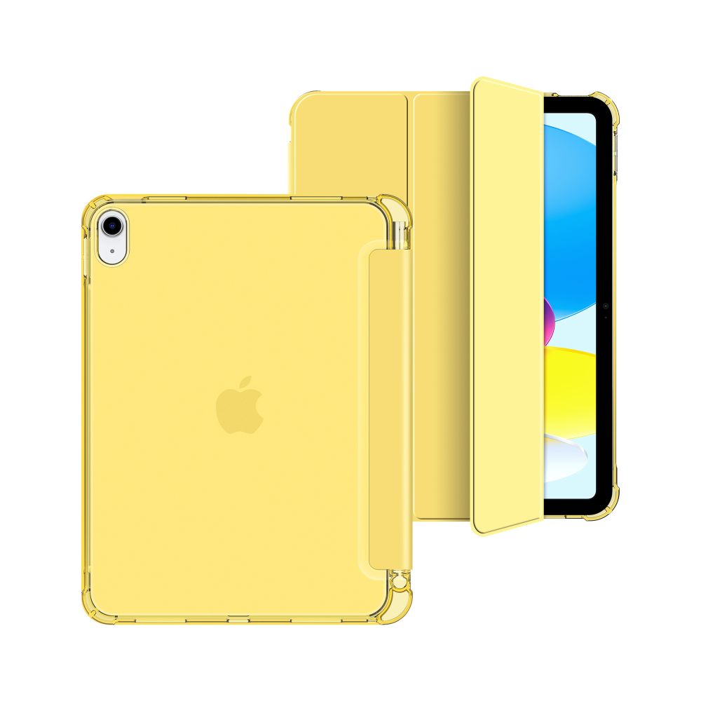 Tech-Protect SC Pen Hybrid Case for iPad 10 / 2022 - Yellow - Transparent