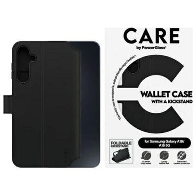 CARE by PanzerGlass Feature Kickstand Wallet Case for Samsung Galaxy A16 / A16 5G - Black
