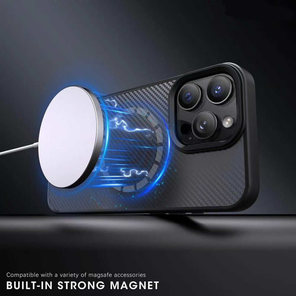 Wozinsky Carbon Fiber Case with MagSafe for Samsung Galaxy S25+