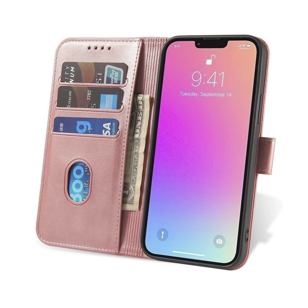 Magnet Case with flap for Samsung Galaxy A26 - pink