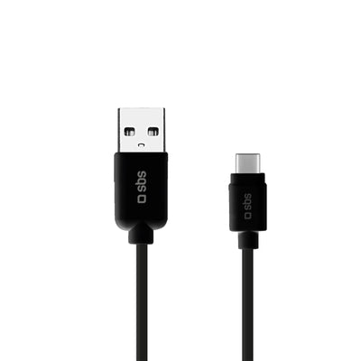 SBS TECABLETYC1KPOS USB-A - USB-C Cable 1m - Black