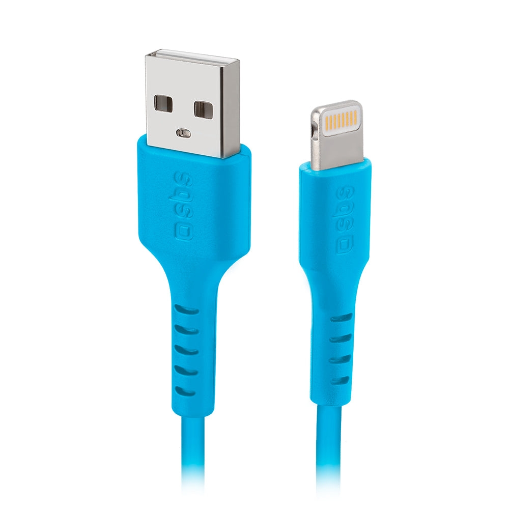 SBS TECABLEUSBIP589A USB-A – Lightning kabelis – mėlynas