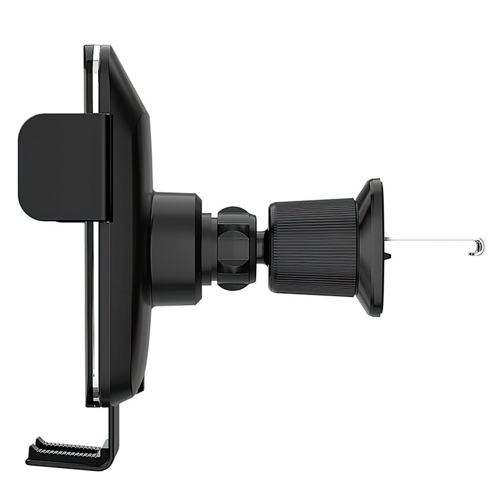 Wozinsky WEDZ-3Y8S clamp car holder with 15W inductive charger for phone on the air vent - black