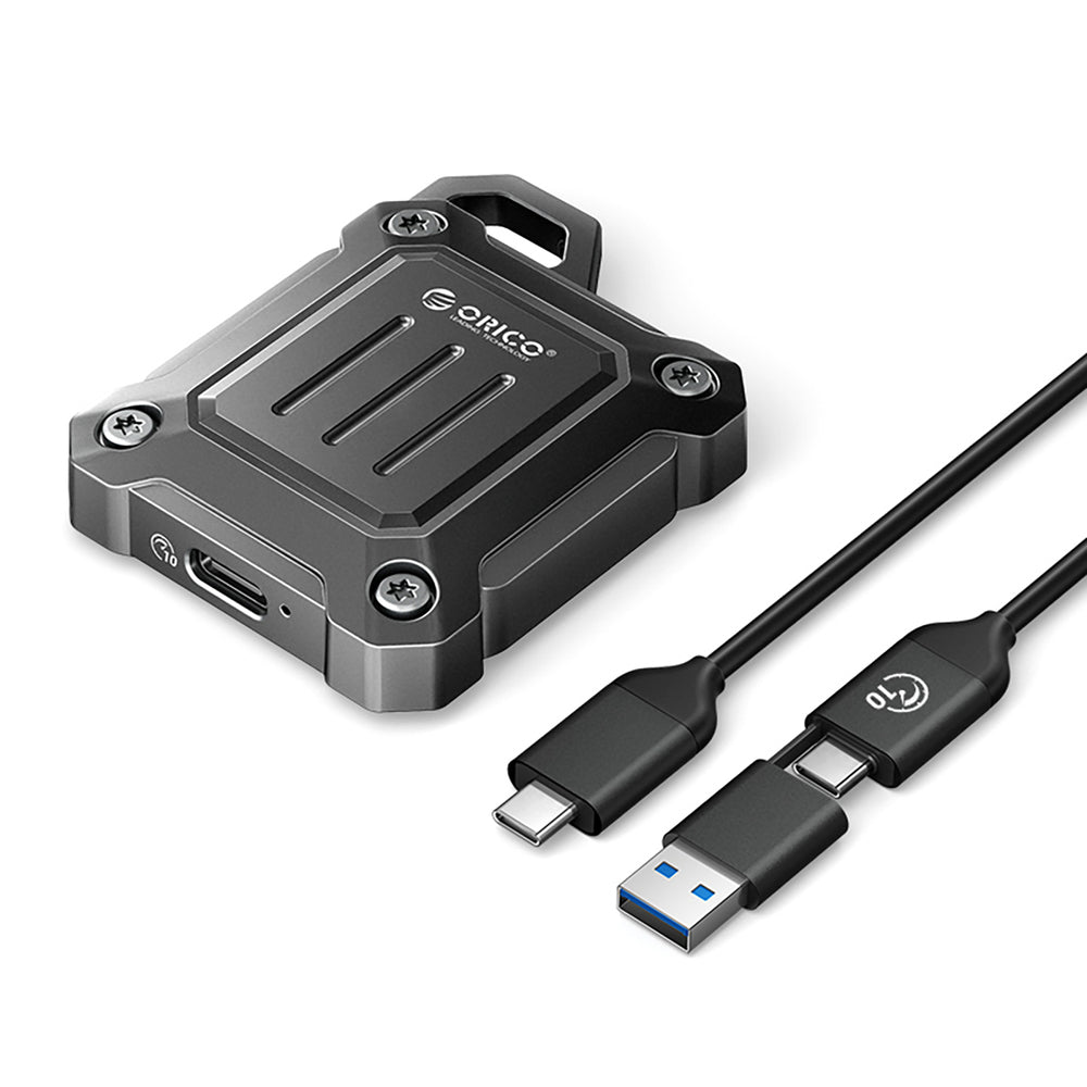 „Orico XAM2 M.2 2230 USB-C 3.2 Tactical“ sustiprintas disko skyrius – juodas
