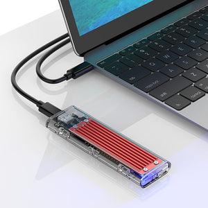 Orico TCM2-C3 M.2 NVME to USB-C 10Gb/s Disk Drive - Red