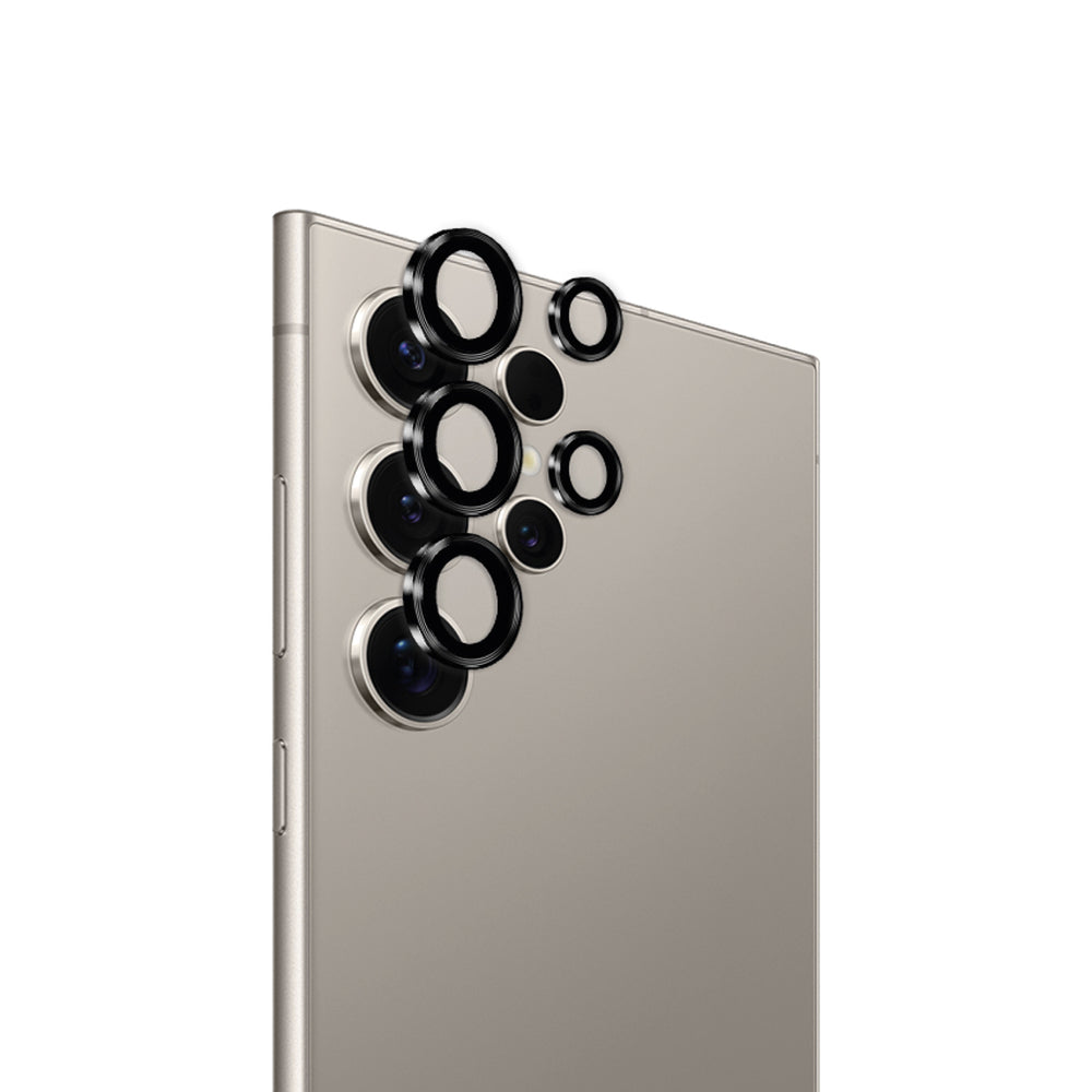 „Puro“ vieno fotoaparato objektyvo grūdintas stiklas, skirtas „Samsung Galaxy S25 Ultra“ fotoaparato objektyvams