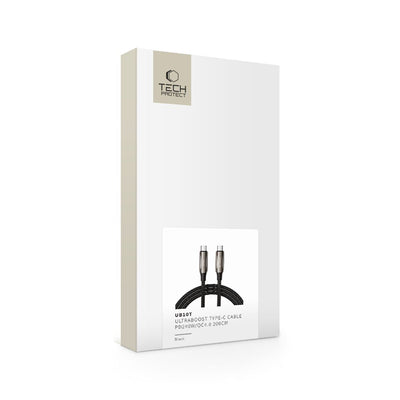 Tech-Protect UB10T Ultraboost USB-C PD240W/QC4.0 Cable 200cm - Black