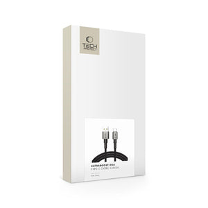 Tech-Protect UltraBoost DNA USB-A / USB-C Cable 15W/3A 200cm - Gray