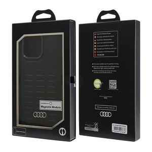 Audi Synthetic Leather MagSafe iPhone 16 Pro Max 6.9" black/black hardcase AU-TPUPCMIP16PM-GT/D3-BK
