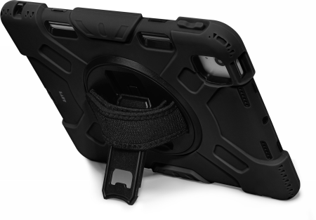 „LAUT Shield Enduro“ dėklas su „Apple Pencil“ laikikliu, skirtas „iPad Pro 11“ 1 / 2 / 3 / 4, „iPad Air 10.9“ 4 / 5 - juodas