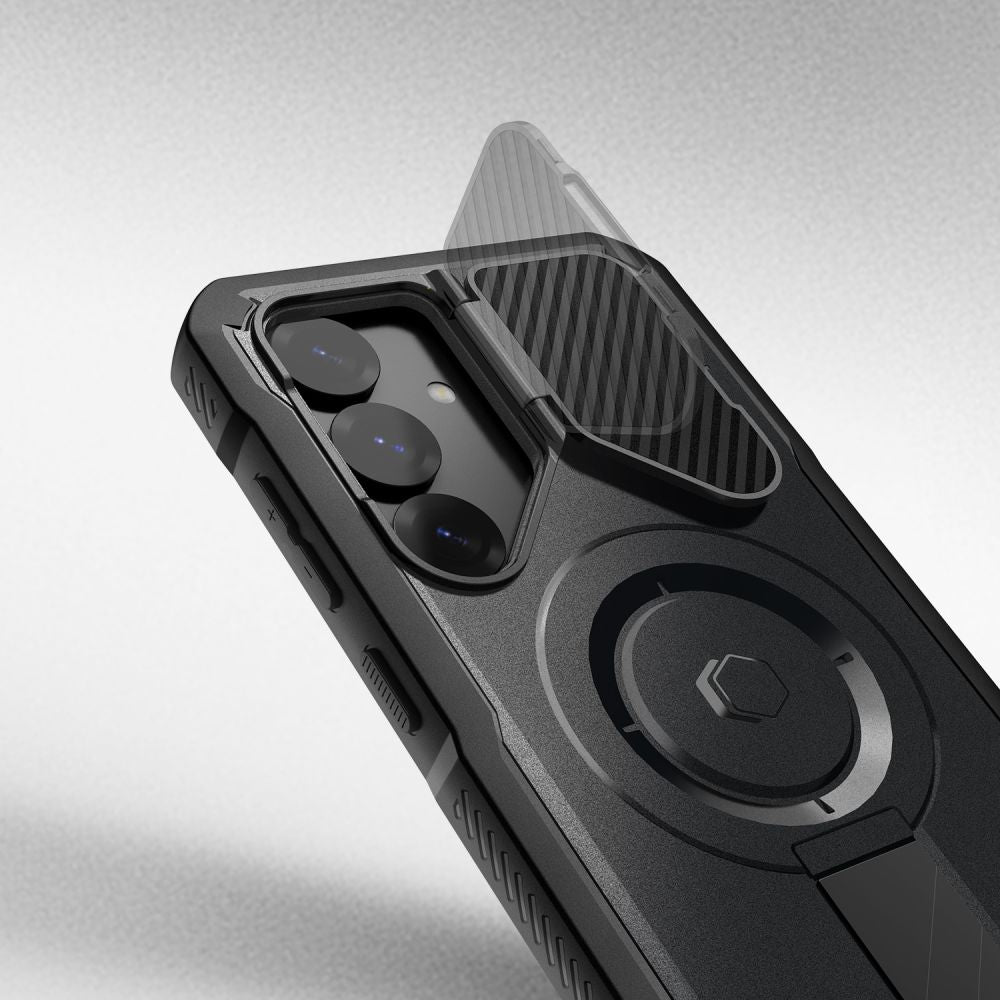 Tech-Protect Kevlar MagSafe+ Case for Samsung Galaxy S25 - Black