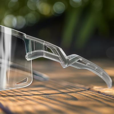 Rockbros Photochromic Cycling Glasses with UV Protection and Corrective Insert - White