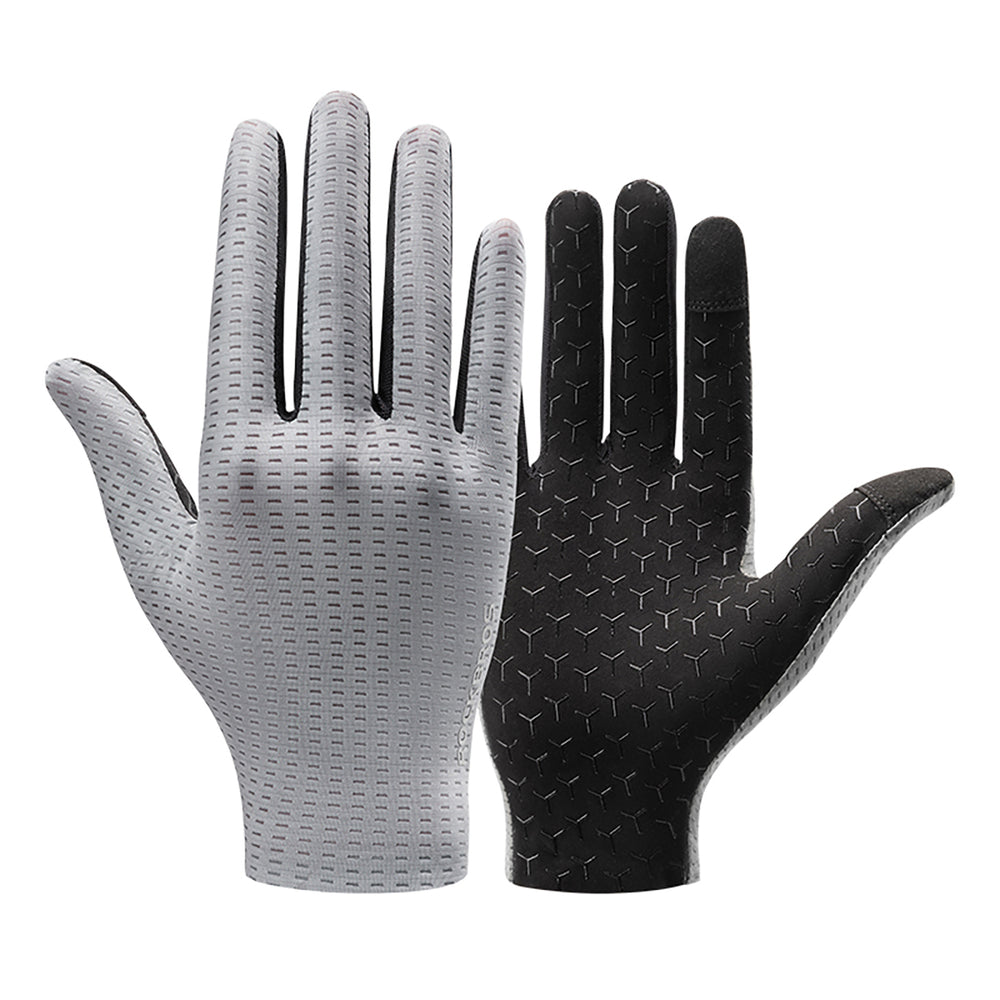 Rockbros Breathable Full Finger Cycling Gloves, Size: M