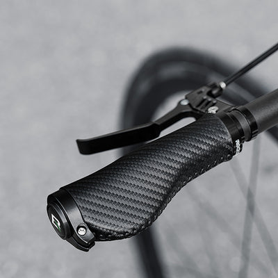 Rockbros Bike Grips Twisted Ergonomic Anti-Slip Grips - Black