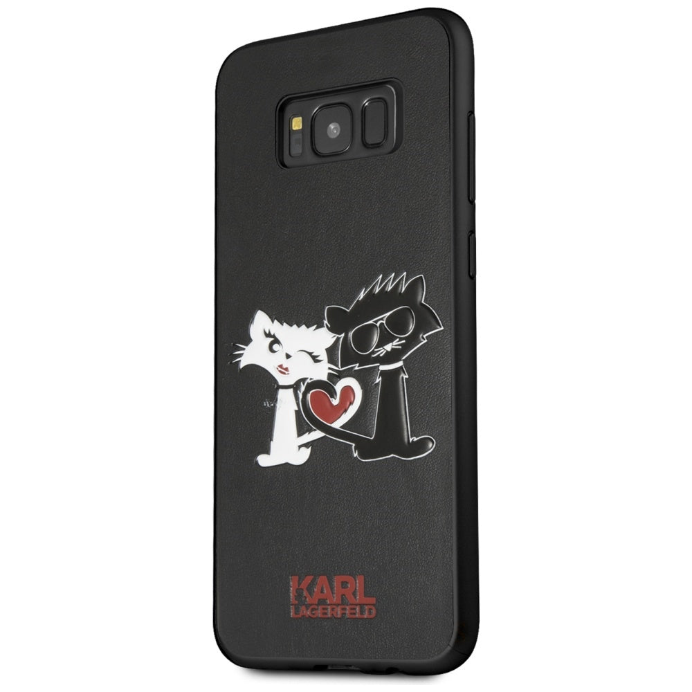 Karl Lagerfeld Choupette In Love Case for Samsung Galaxy S8 Plus - Black