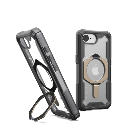 UAG Plasma XTE MagSafe iPhone 16e dėklas – skaidriai pilkas