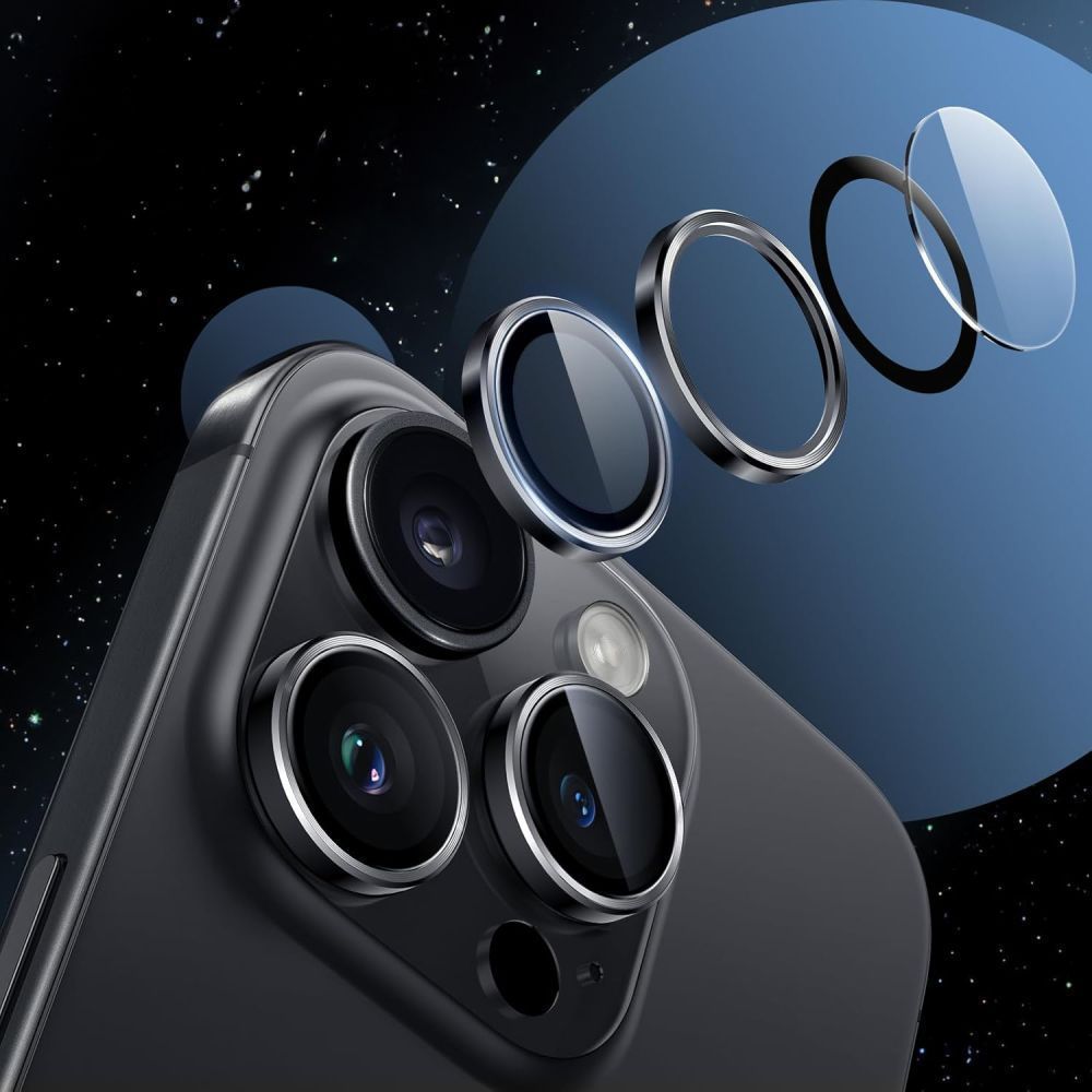 Tech-Protect Camring Fit+ Lens Cover for iPhone 16e - Clear