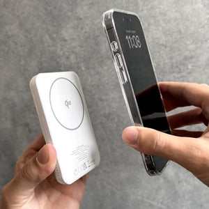 Powerbank Puro Mag Plus 5000mAh 20W Qi2 compatible with MagSafe 1x USB-C Power Delivery - white