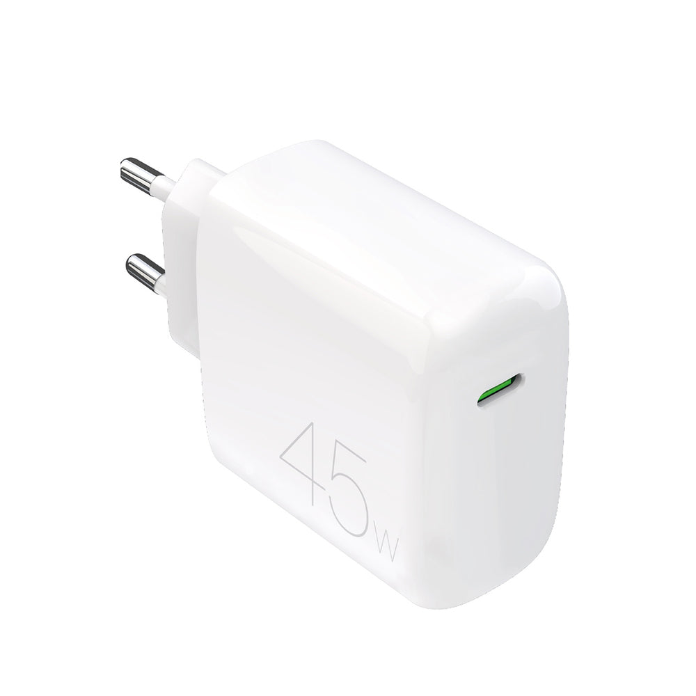 „Puro PROLITE“ 45 W USB-C sieninis įkroviklis – baltas
