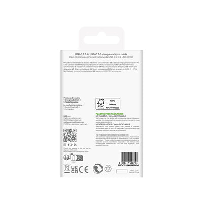 Puro TPE 25W USB-C - USB-C 3m Cable - White