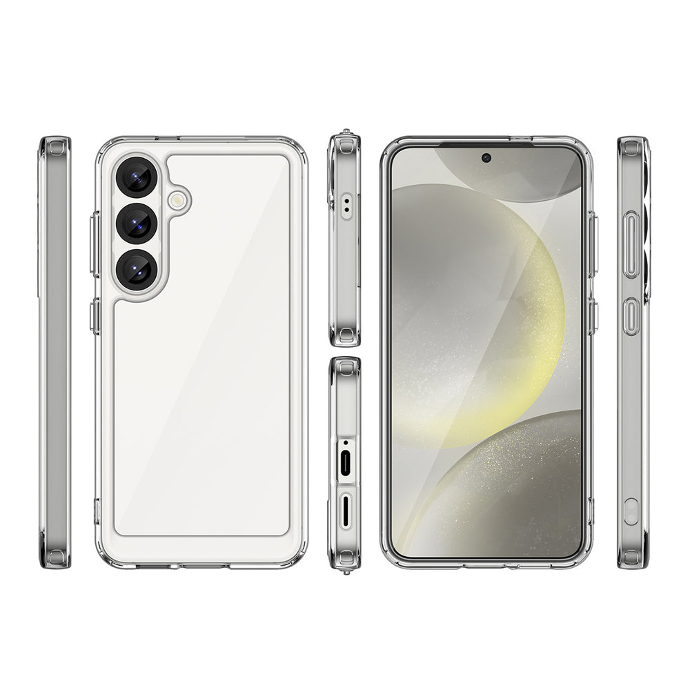 Outer Space Case with Gel Frame for Realme 14 5G - Transparent