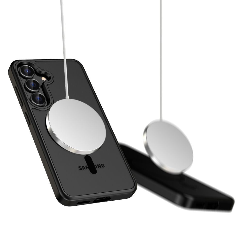 Tech-Protect MagMat MagSafe Case for Samsung Galaxy S25 Edge - Matte Black