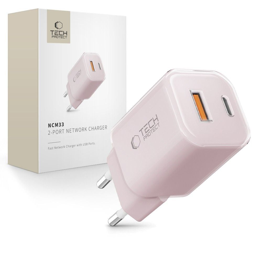 Tech-Protect NCM33W 2-port PD33W/QC3.0 wall charger