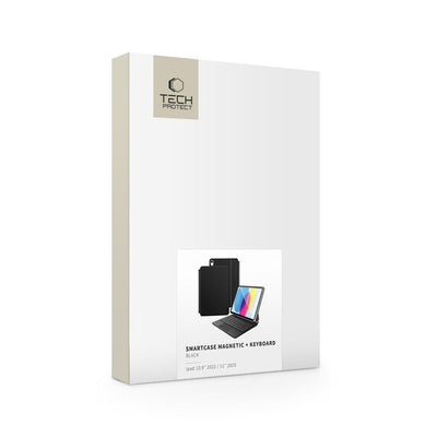 Tech-Protect Smartcase Magnetic with Keyboard for iPad 10.9” 2022 / iPad 11” 2025 - Black
