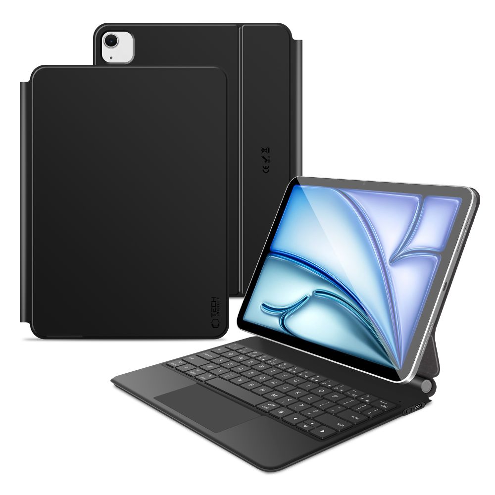 Tech-Protect Smartcase Magnetic with Keyboard for iPad Air 10.9” 2020 / 2022 / iPad Air 11” 2024 / 2025 - Black