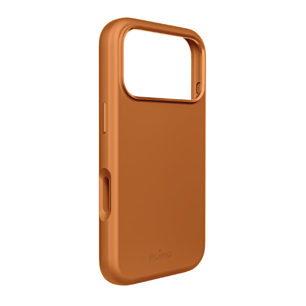Puro Icon Mag Pro Liquid Silicone Case for iPhone 17 Pro, MagSafe Compatible, with Camera Protection and Aluminum Buttons