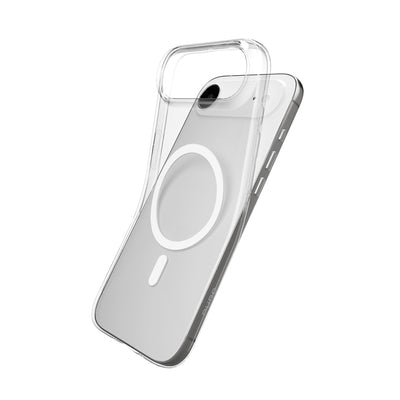 Puro 0.3 MAG Ultra-Slim TPU Case Compatible with MagSafe for iPhone 17 Air - Transparent
