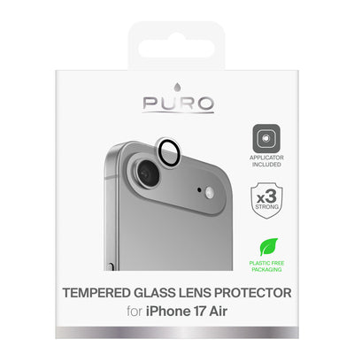 Puro Individual Tempered Glass Lens Screen Protector for iPhone 17 Air