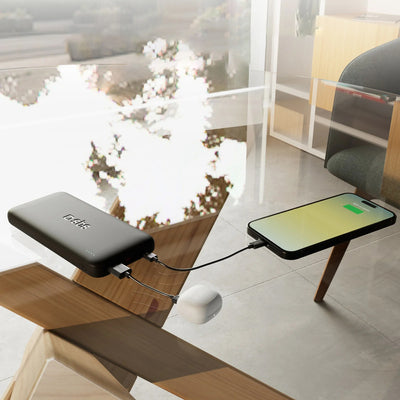 SBS Infinity Power Bank 10000mAh 10W LiFePo₄ USB-A USB-C - Black