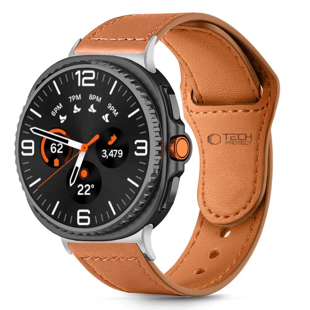 Tech-Protect Leatherfit Strap for Samsung Galaxy Watch 40/44/46 mm