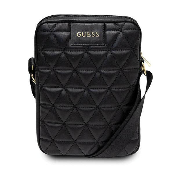 Guess Quilted 10" Tablet Bag - Black