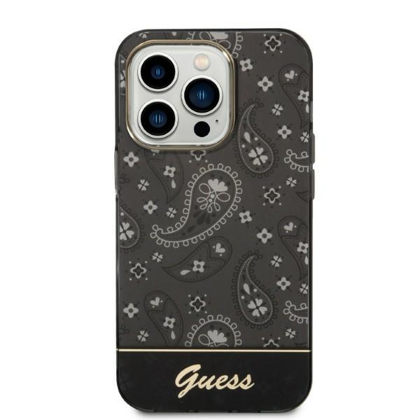 Guess Bandana Paisley iPhone 14 Pro 6.1" Case - Black
