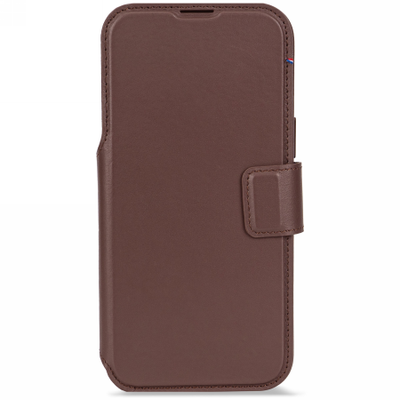 Decoded Leather Detachable Wallet Case with MagSafe for iPhone 17 Pro - Brown
