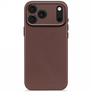 Decoded Leather Backcover case with MagSafe for iPhone 17 Pro Max - brown