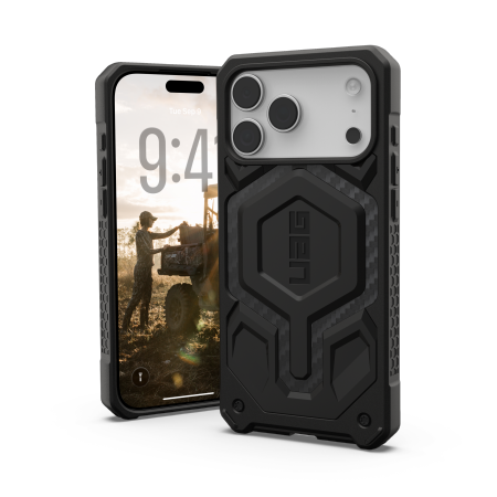 UAG Monarch Pro MagSafe Case for iPhone 17 Pro Max - Black and Gray