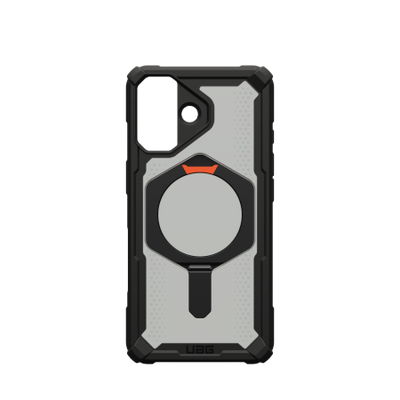 UAG Plasma XTE MagSafe case for iPhone 17 - black and orange