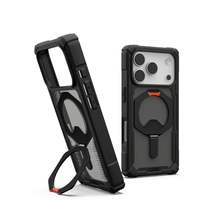 UAG Plasma XTE MagSafe Case for iPhone 17 Pro - Black and Orange