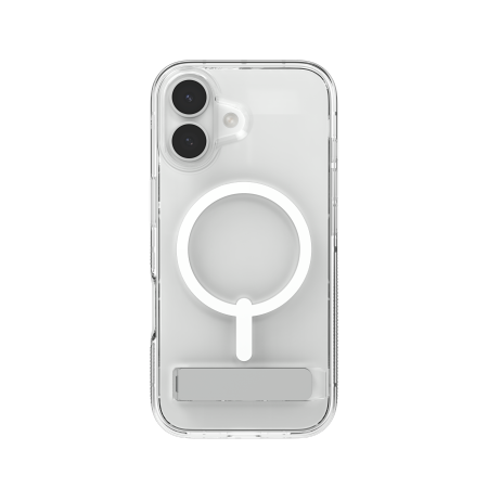 ZAGG Crystal Palace Snap KS MagSafe Case with Stand for iPhone 17 - Clear