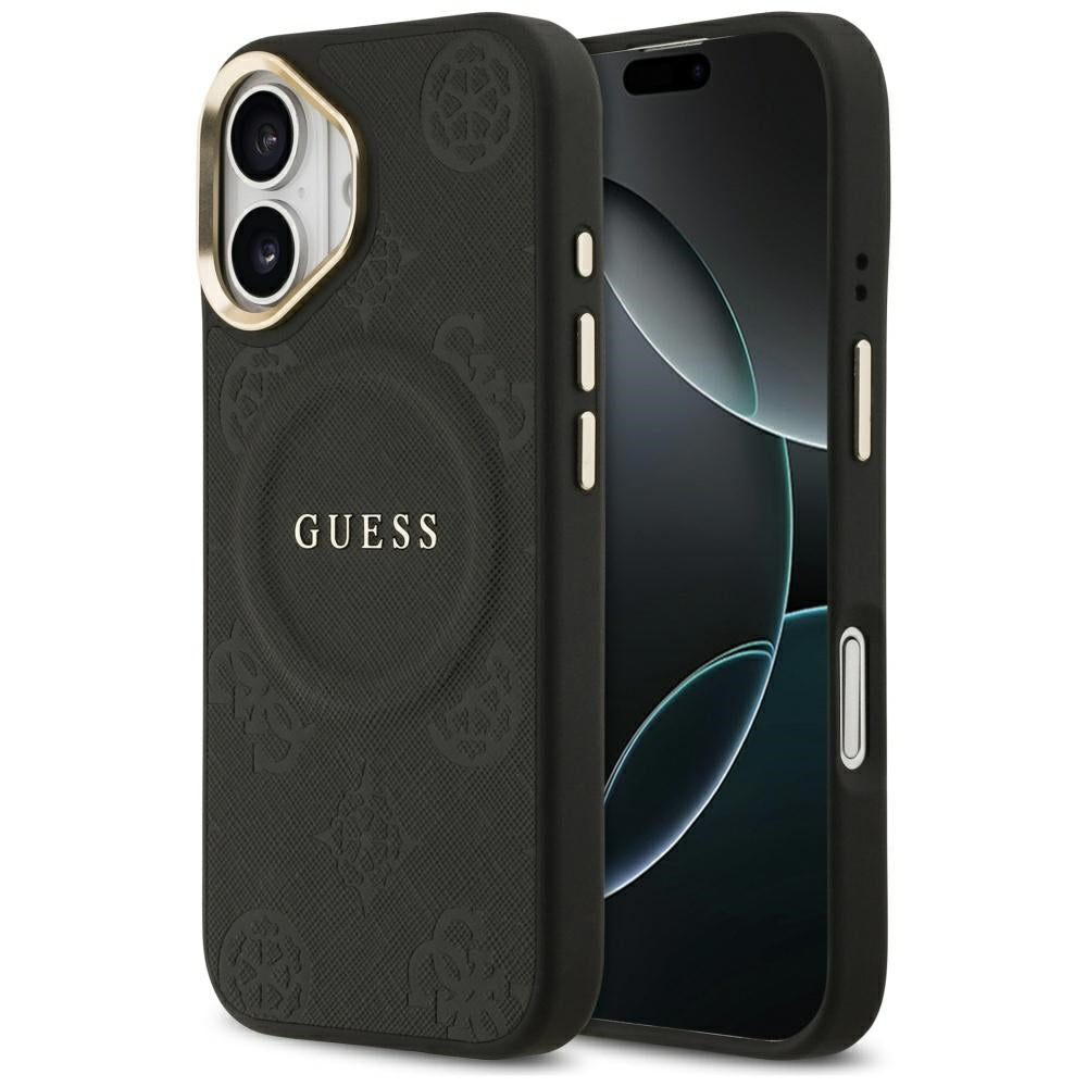 Guess Peony Hot Stamp MagSafe Case for iPhone 17
